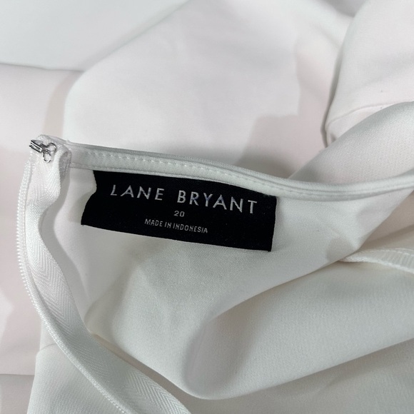 Lane Bryant White Jumpsuit with Tie Waist - Picture 9 of 16